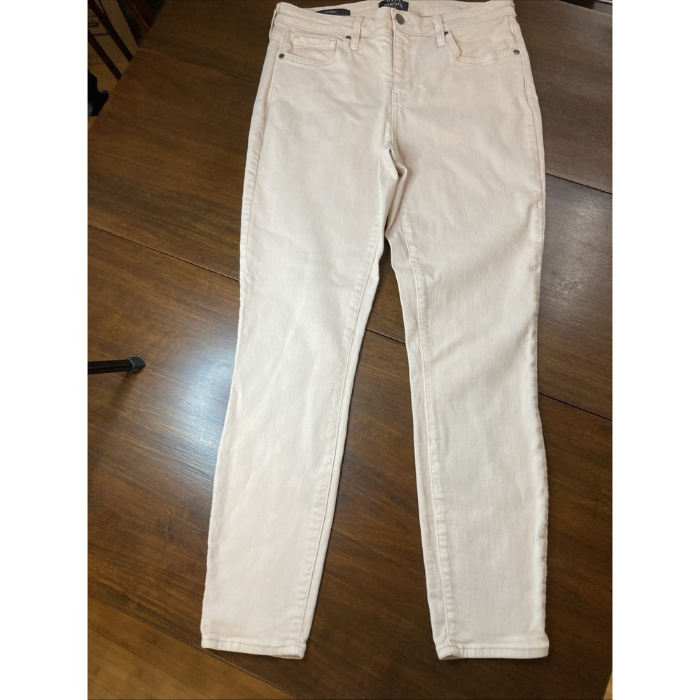 NYDJ for CHICO'S Sz 4 Paris Pink Skinny Ankle Jeans 30" Inseam